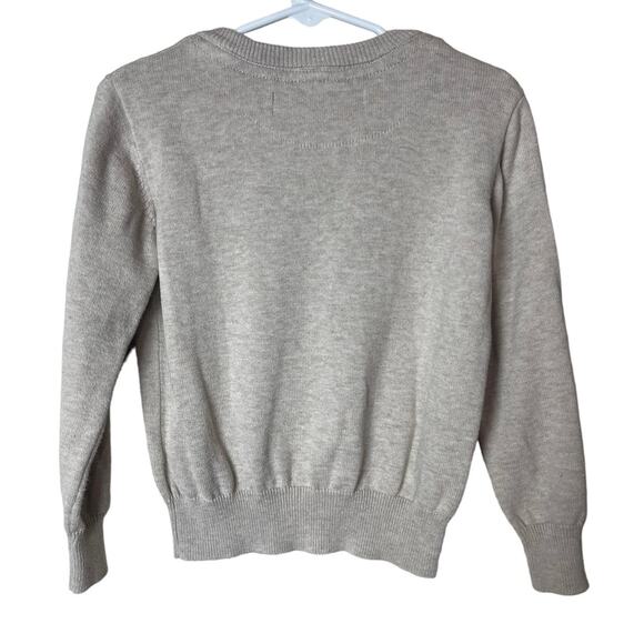 Sovereign Code V Neck Long Sleeve Sweater Oatmeal Size 4T Boys - Picture 3 of 6